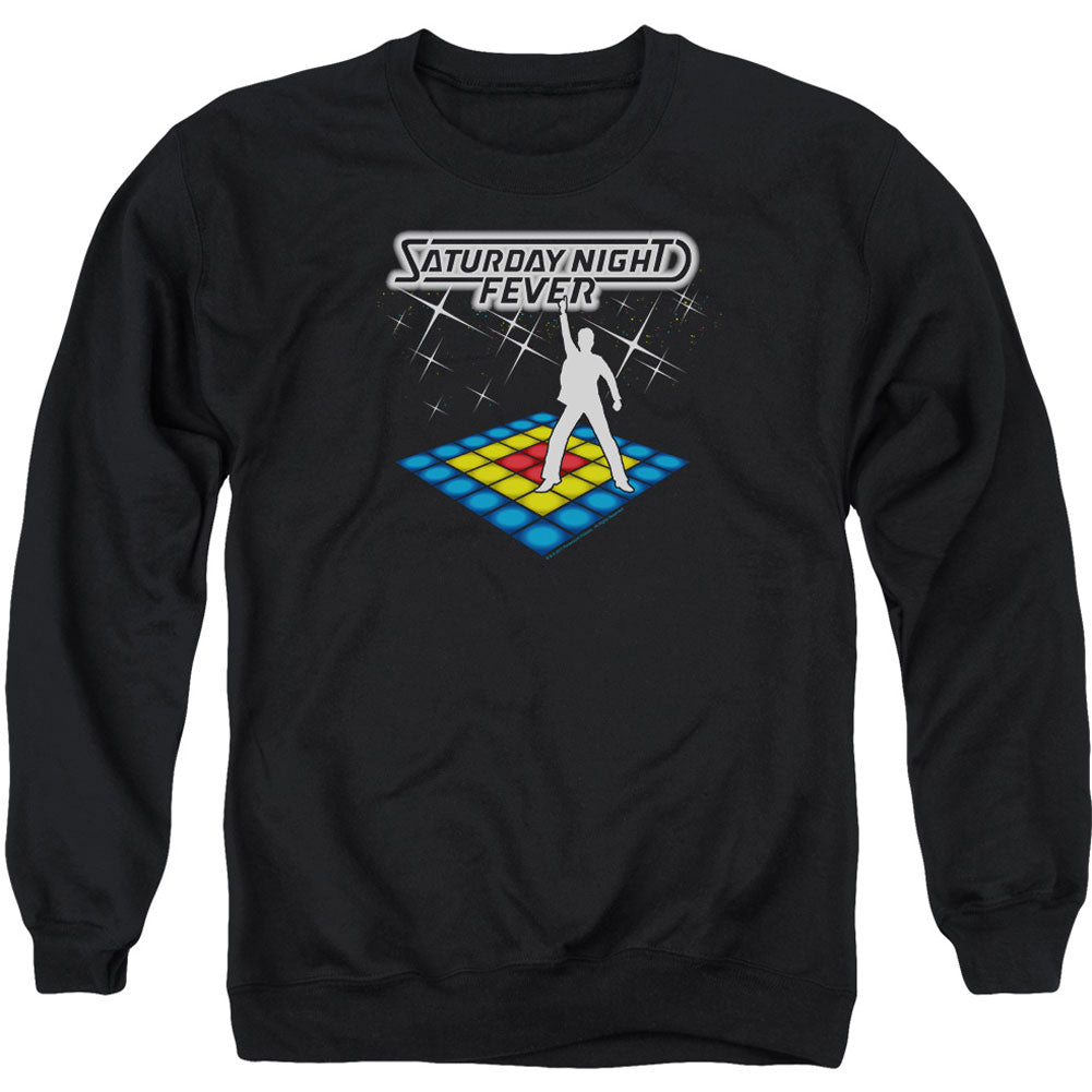 Saturday Night Fever Should Be Dancing Adult Sweatshirt Front