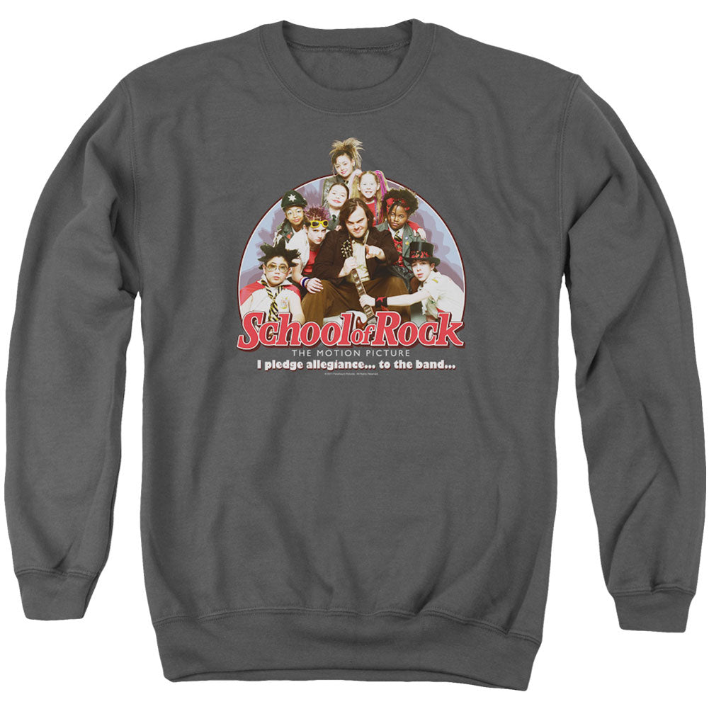 School Of Rock I Pledge Allegiance Adult Sweatshirt Front