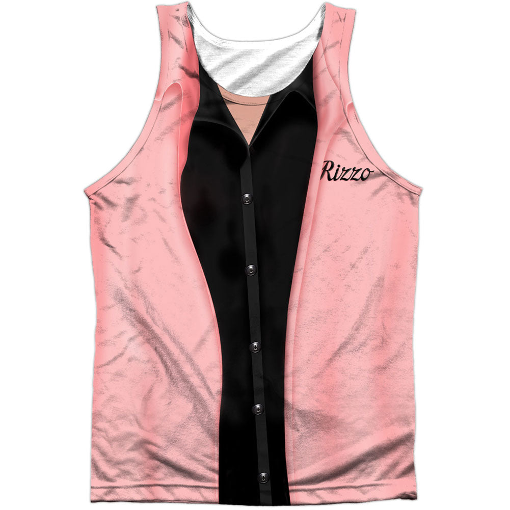 Grease Rizzo Pink Ladies 100% Poly Mens Tank Front