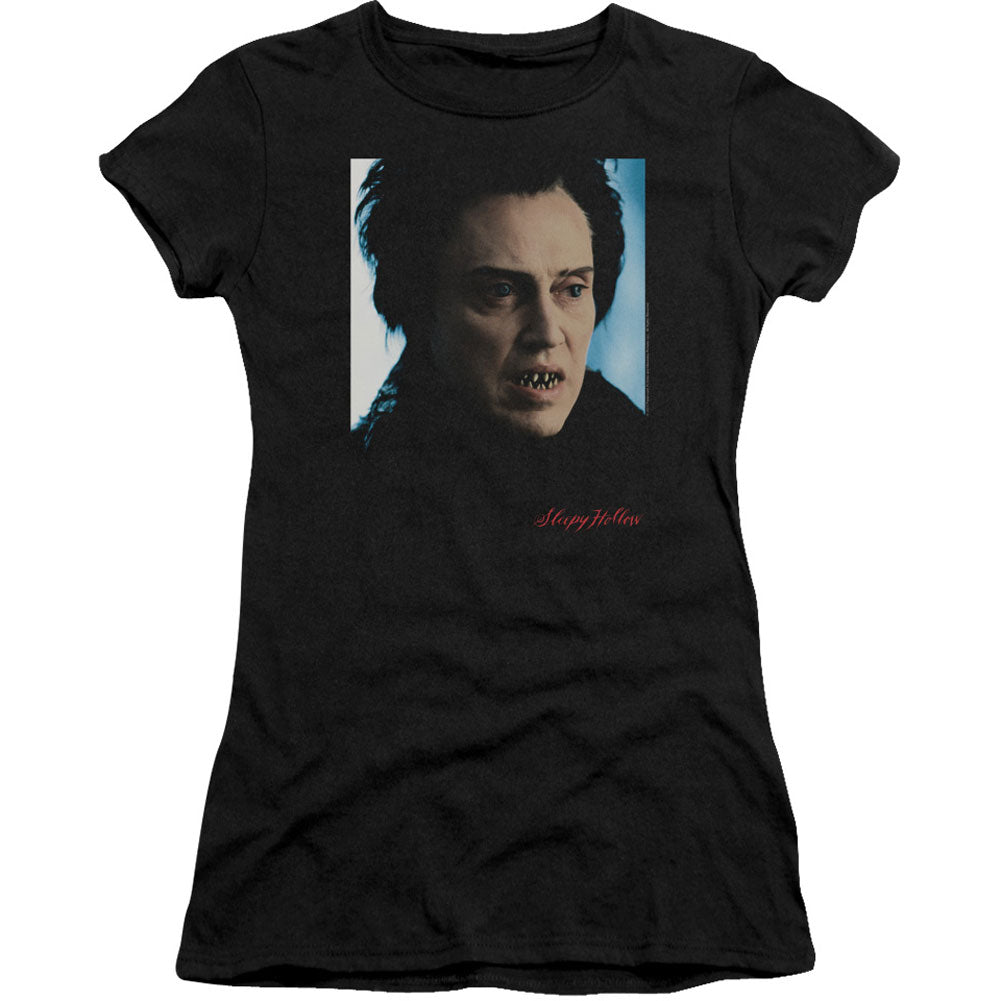 Sleepy Hollow Horseman Cap Sleeve Junior Top Front