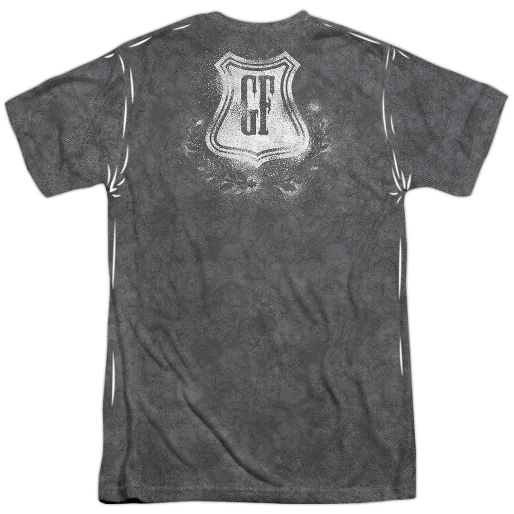 Godfather Family Business 100% Poly Front/Back Print Sublimation T-shirt Back