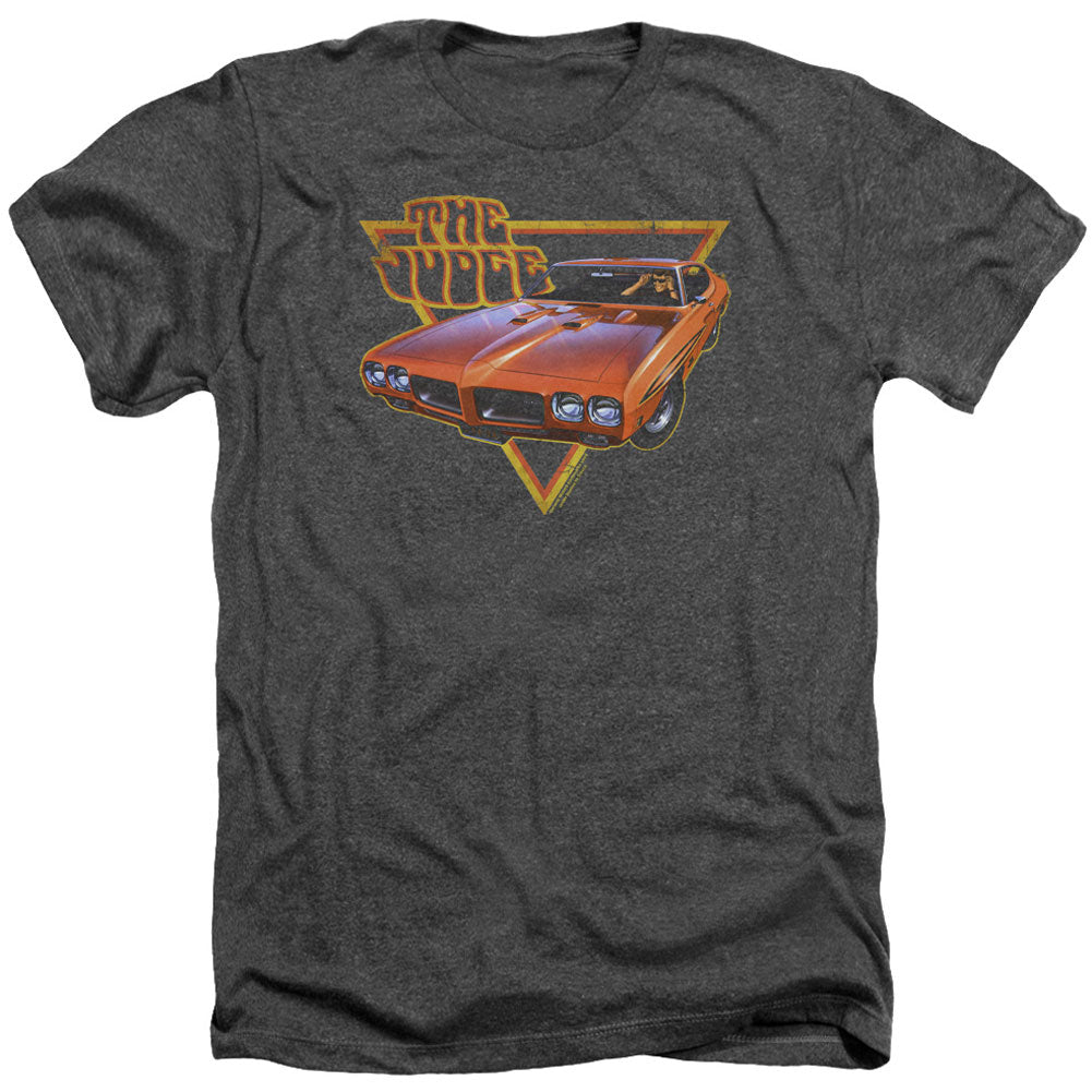 Pontiac Judged Adult Heather 40% Poly T-shirt Front