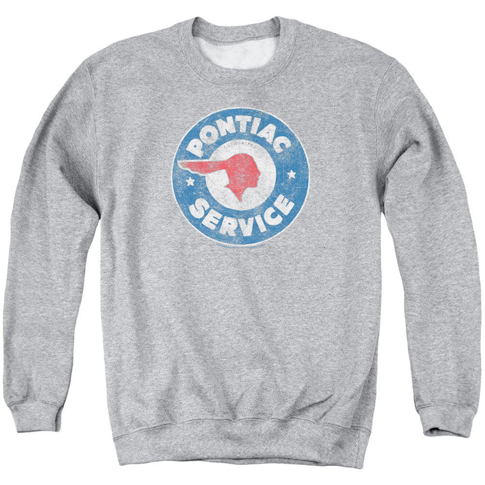 Vintage Pontiac Service Adult Sweatshirt Front