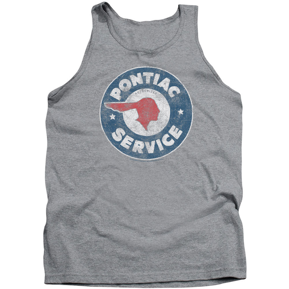Vintage Pontiac Service Mens Tank Front