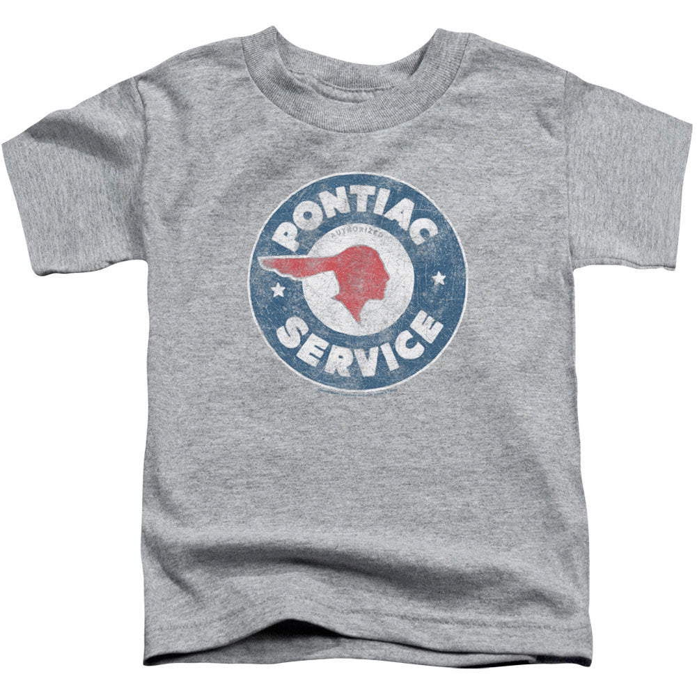 Vintage Pontiac Service Toddler Childrens T-shirt Front