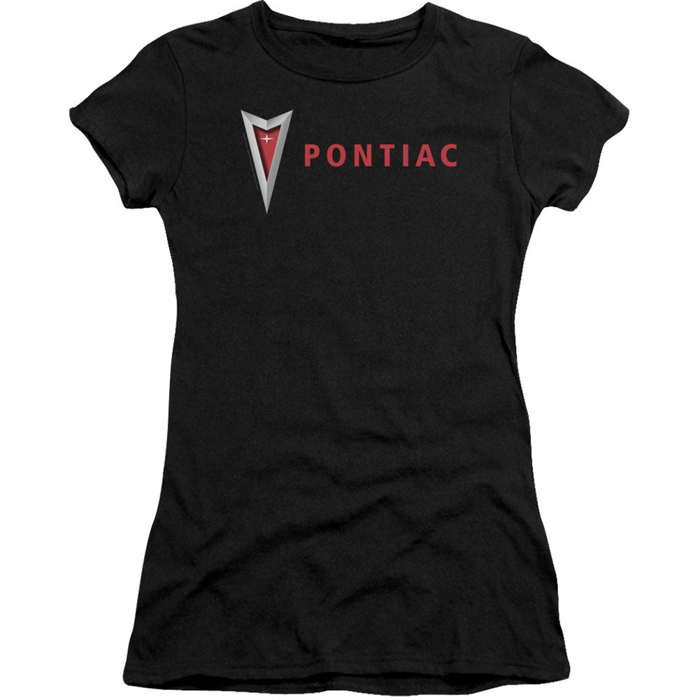 Modern Pontiac Arrowhead Cap Sleeve Junior Top Front