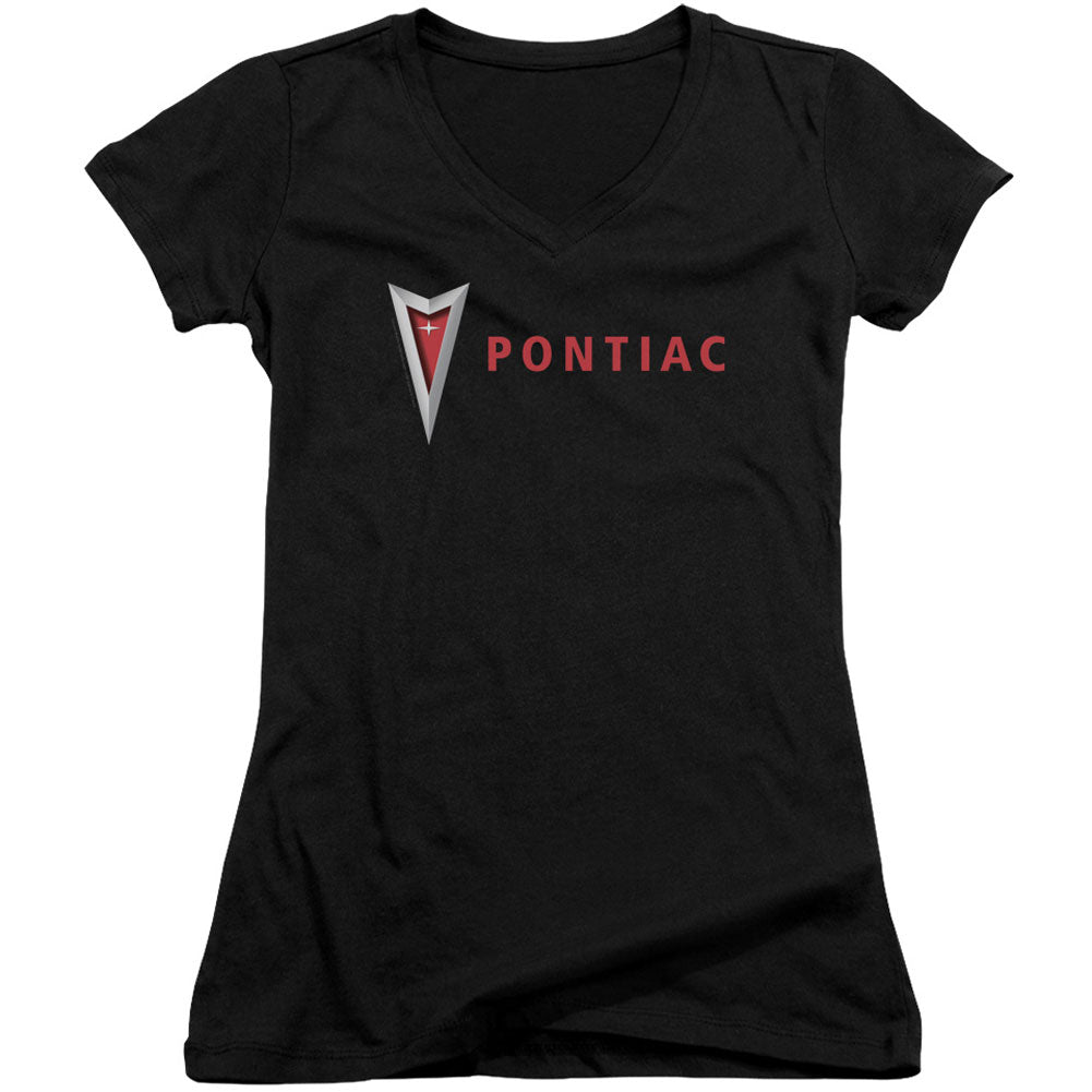 Modern Pontiac Arrowhead Cap Sleeve Junior Top Front