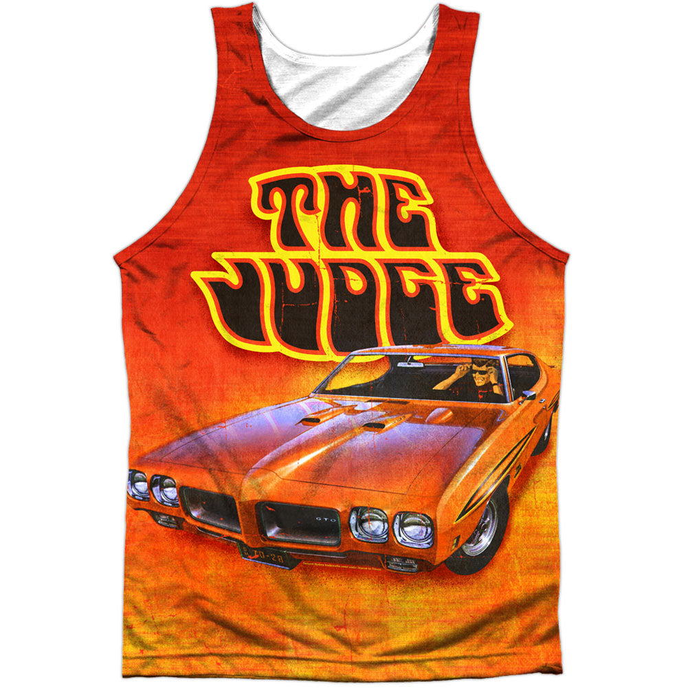 Chevy The Judge 100% Poly Mens Tank Front