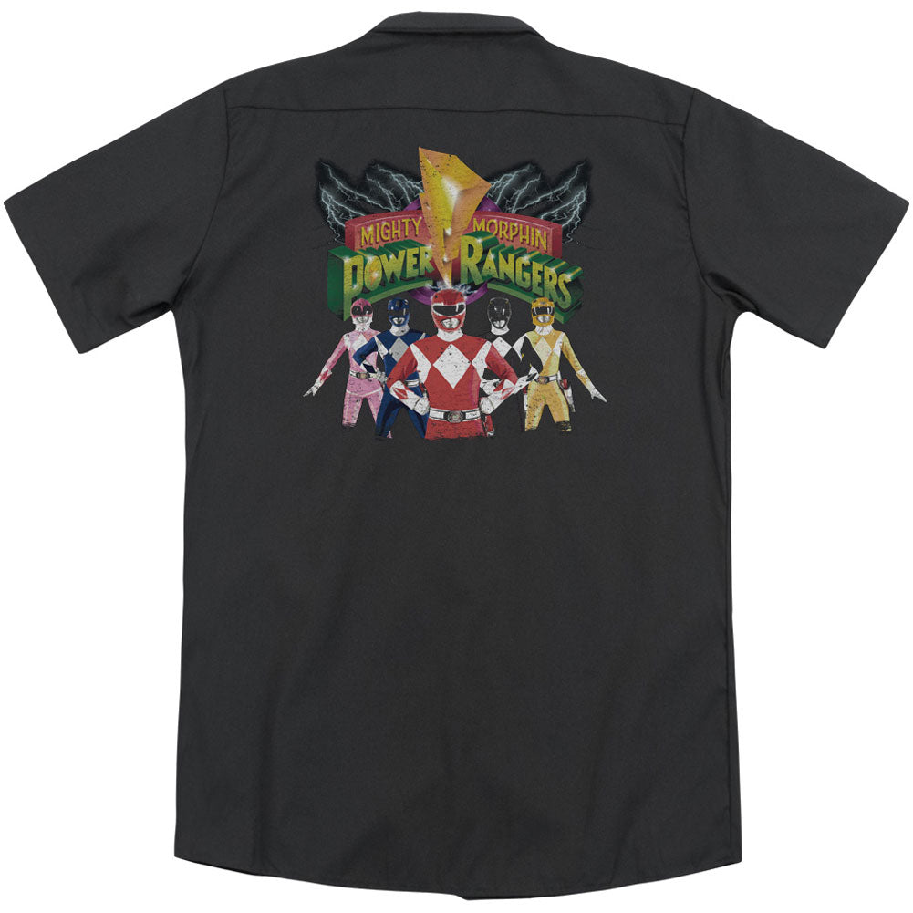 Power Rangers Rangers Unite(Back Print) Workshirt Back