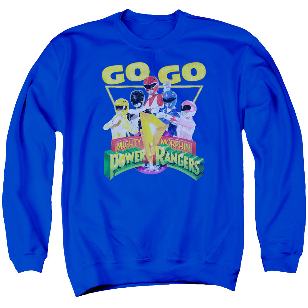 Power Rangers Go Go Adult Sweatshirt Front