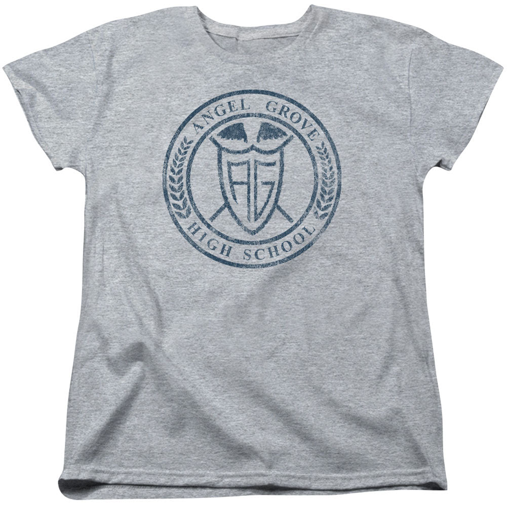 Power Rangers Angel Grove Hs Womens T-shirt Front