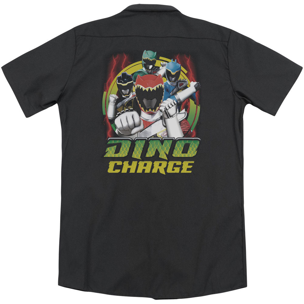 Power Rangers Dino Lightning(Back Print) Workshirt Back