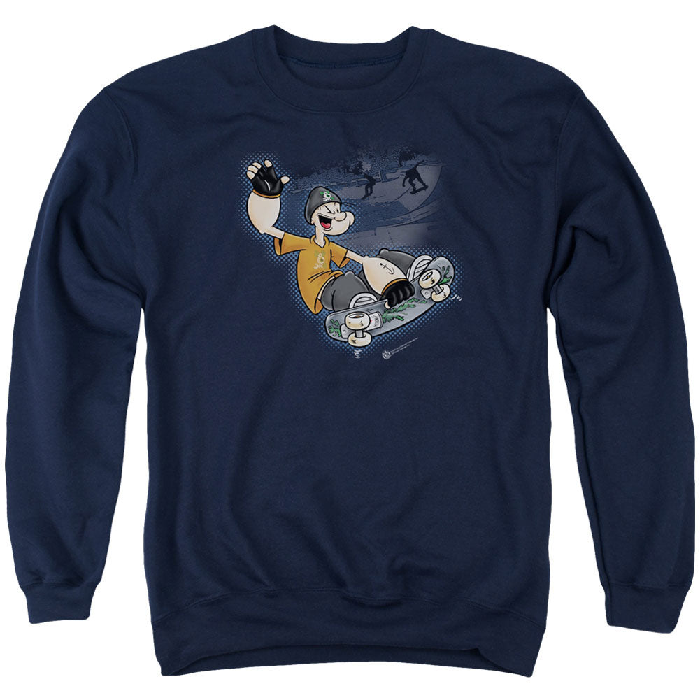 Popeye Sk8 Adult Sweatshirt Front