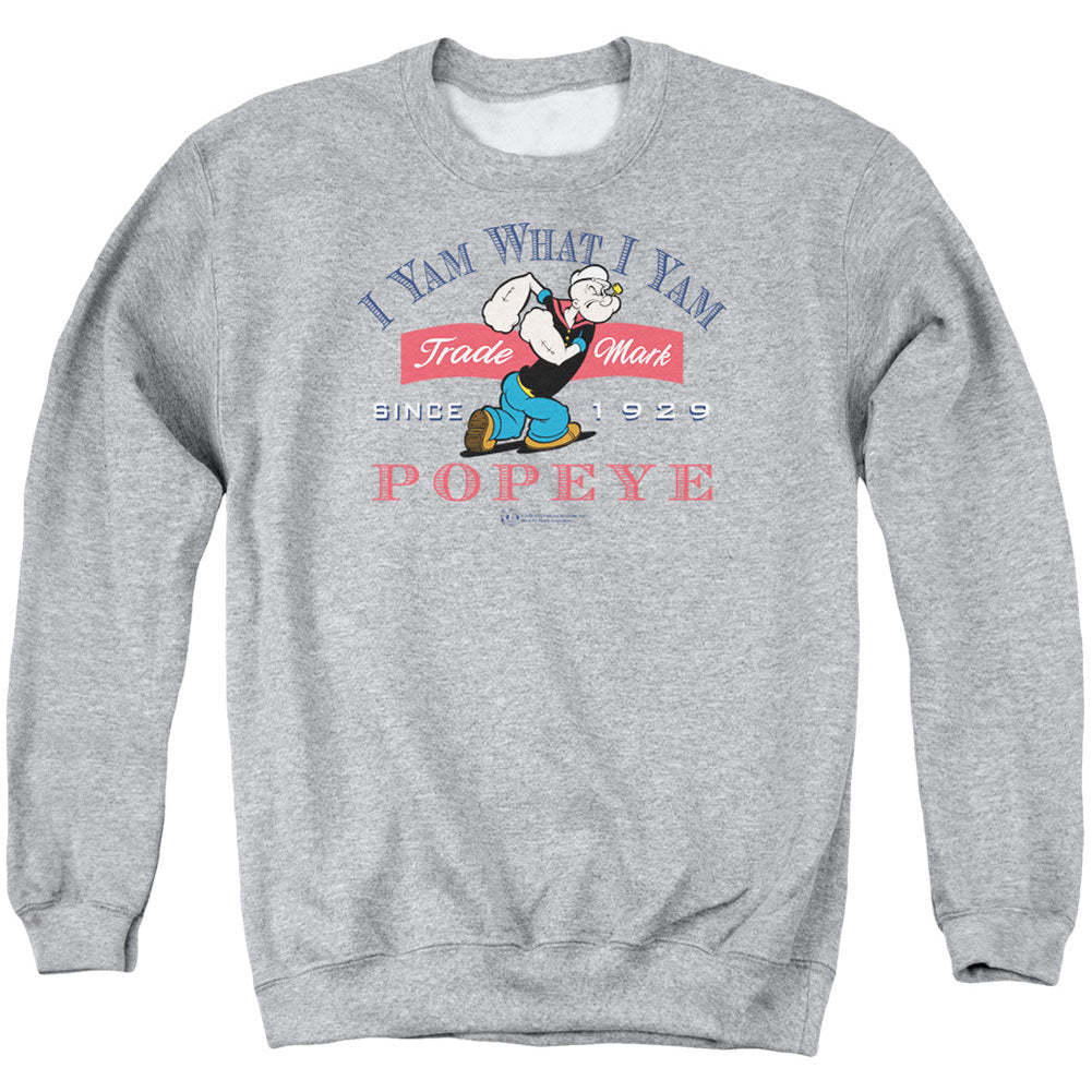 Popeye I Yam What I Yam Adult Sweatshirt Front