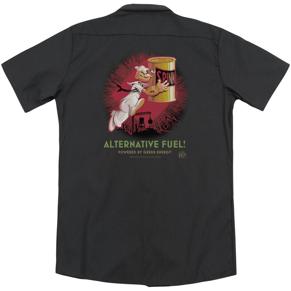 Popeye Alternative Fuel (Back Print) Workshirt Back