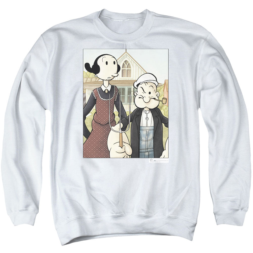Popeye Gothic Adult Sweatshirt Front