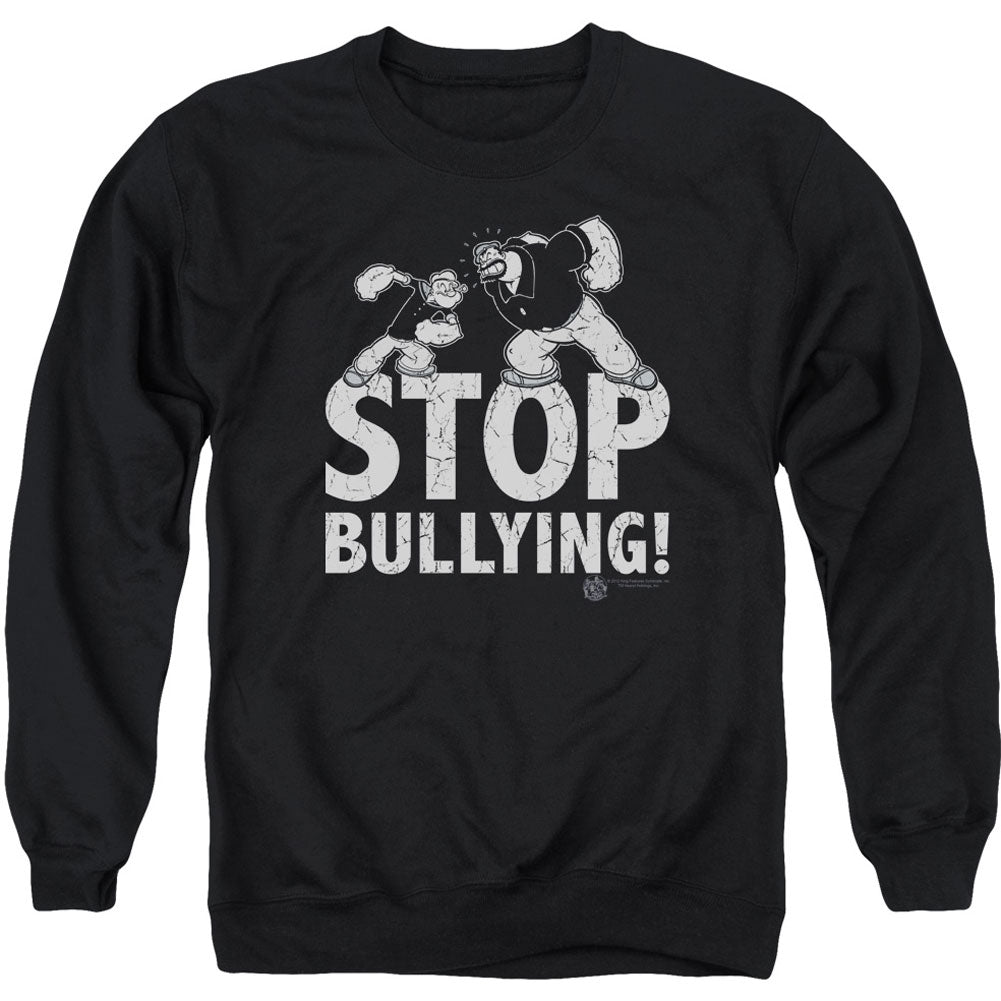 Popeye Stop Bullying Adult Sweatshirt Front
