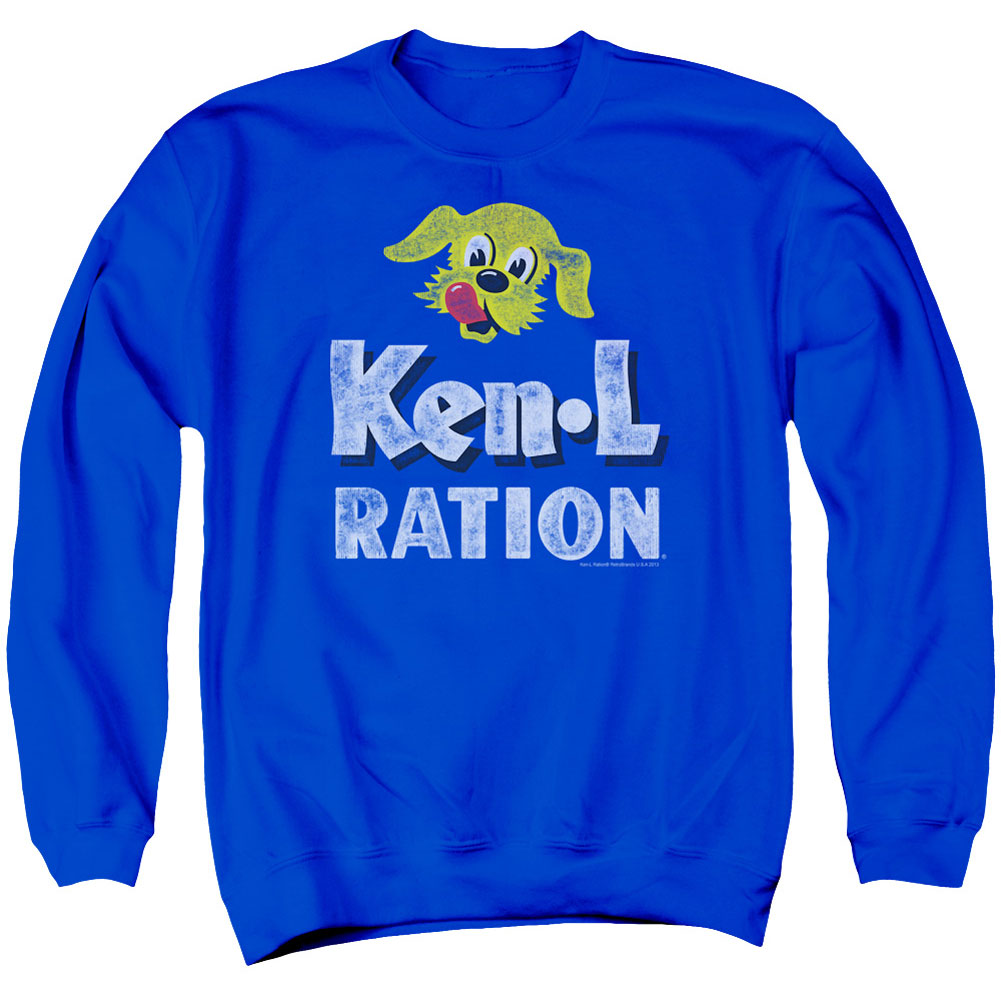 Ken-l Ration Distressed Logo Adult Sweatshirt Front