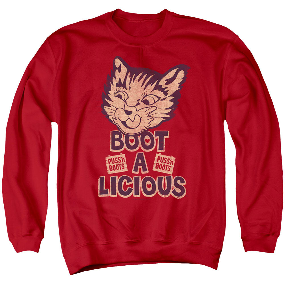Puss N Boots Boot A Licious Adult Sweatshirt Front