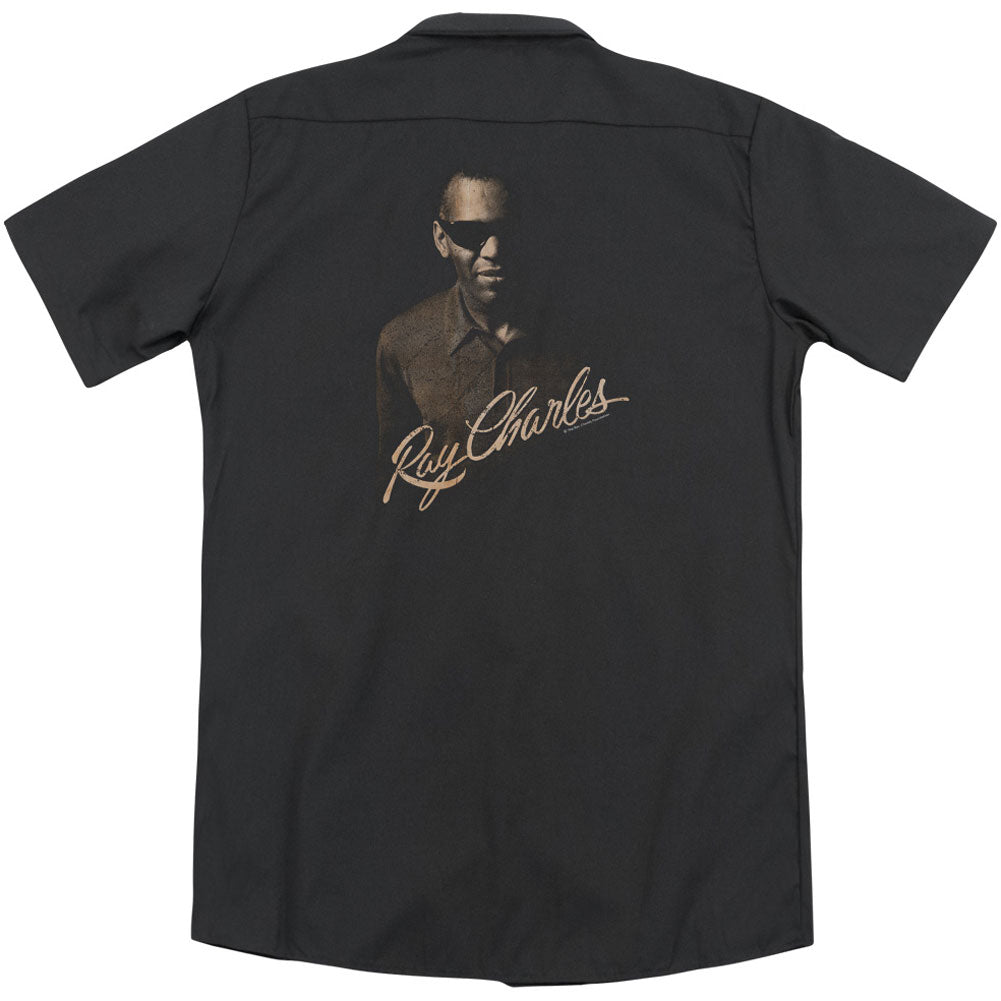Ray Charles The Deep (Back Print) Work Shirt Back
