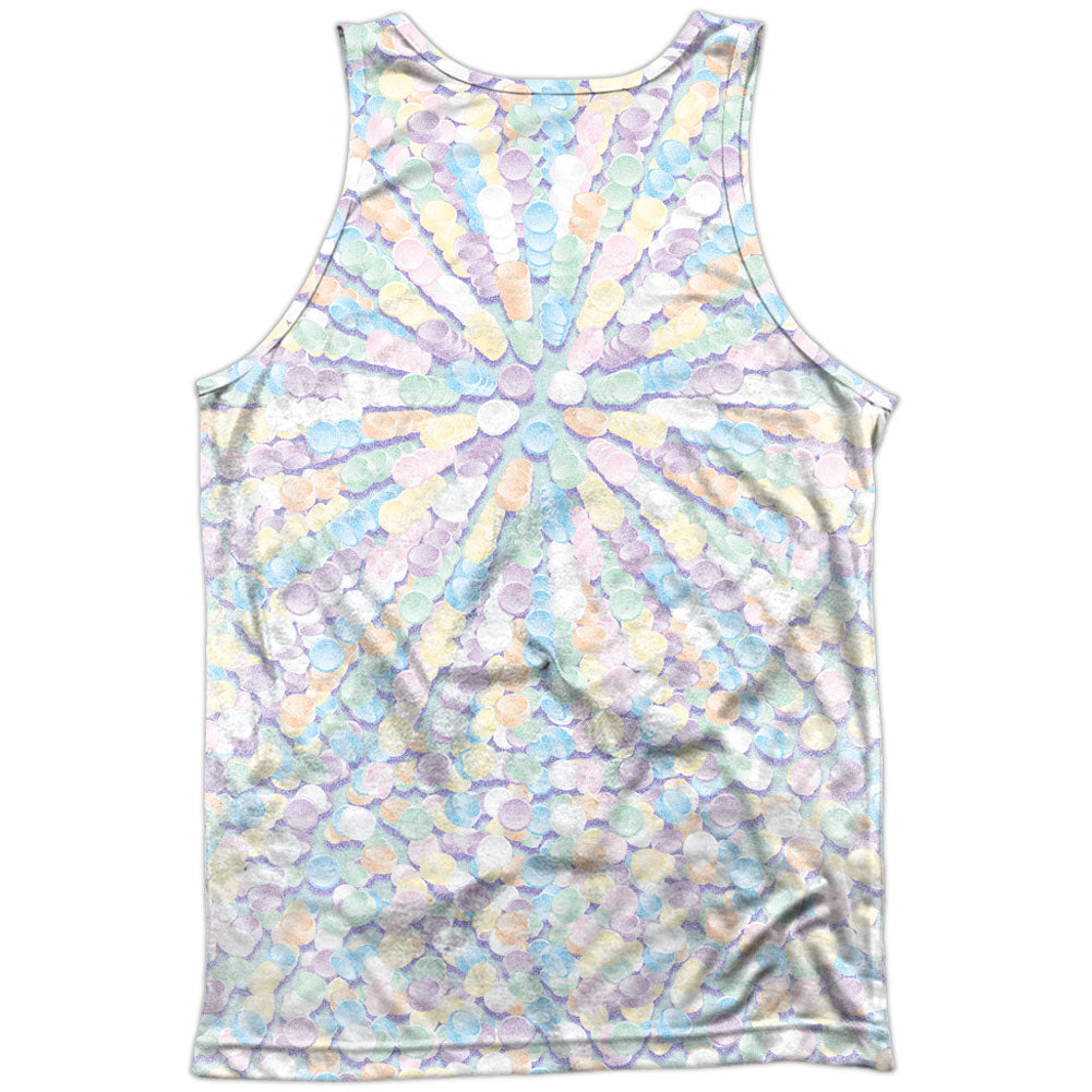 Smarties Candy Explosion 100% Poly Front/Back Print Mens Tank Back