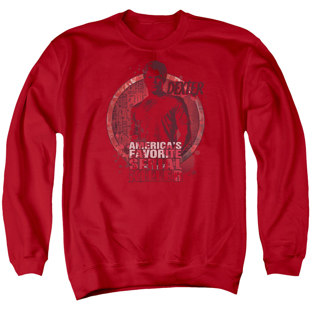 Dexter Americas Favorite Adult Sweatshirt Front