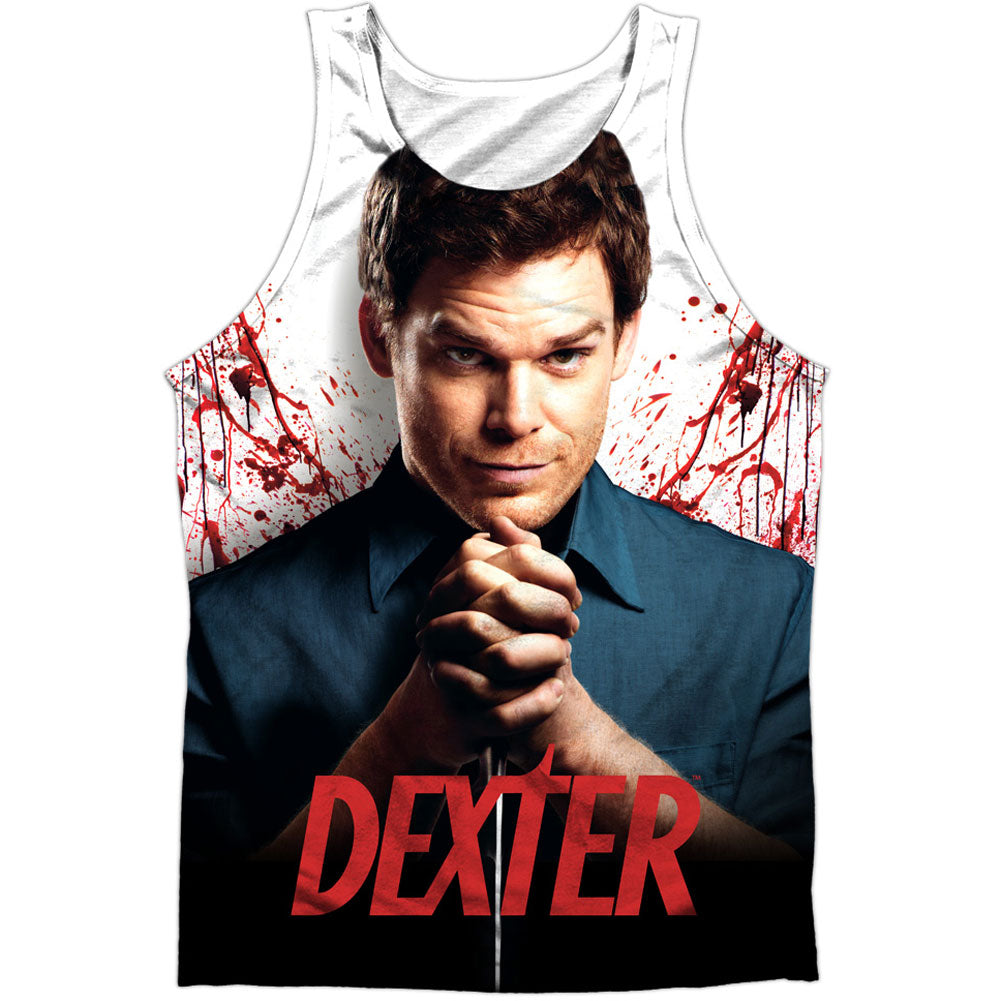 Dexter Wings 100% Poly Mens Tank Front
