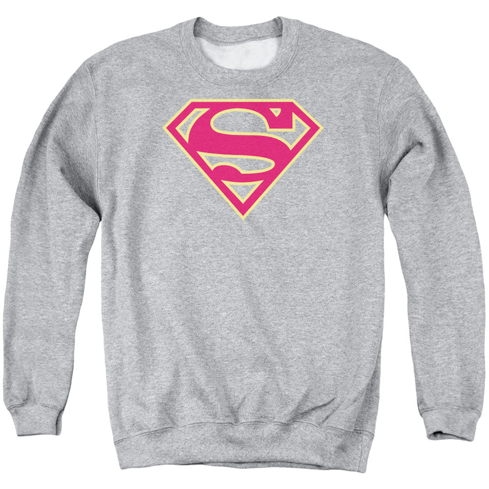 Superman Red & Gold Shield Adult Sweatshirt Front