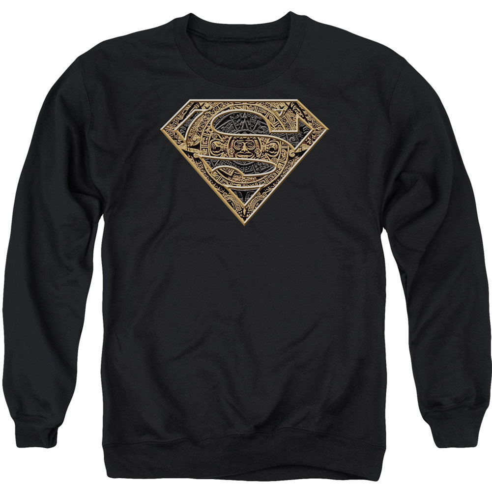 Superman Aztec Shield Adult Sweatshirt Front