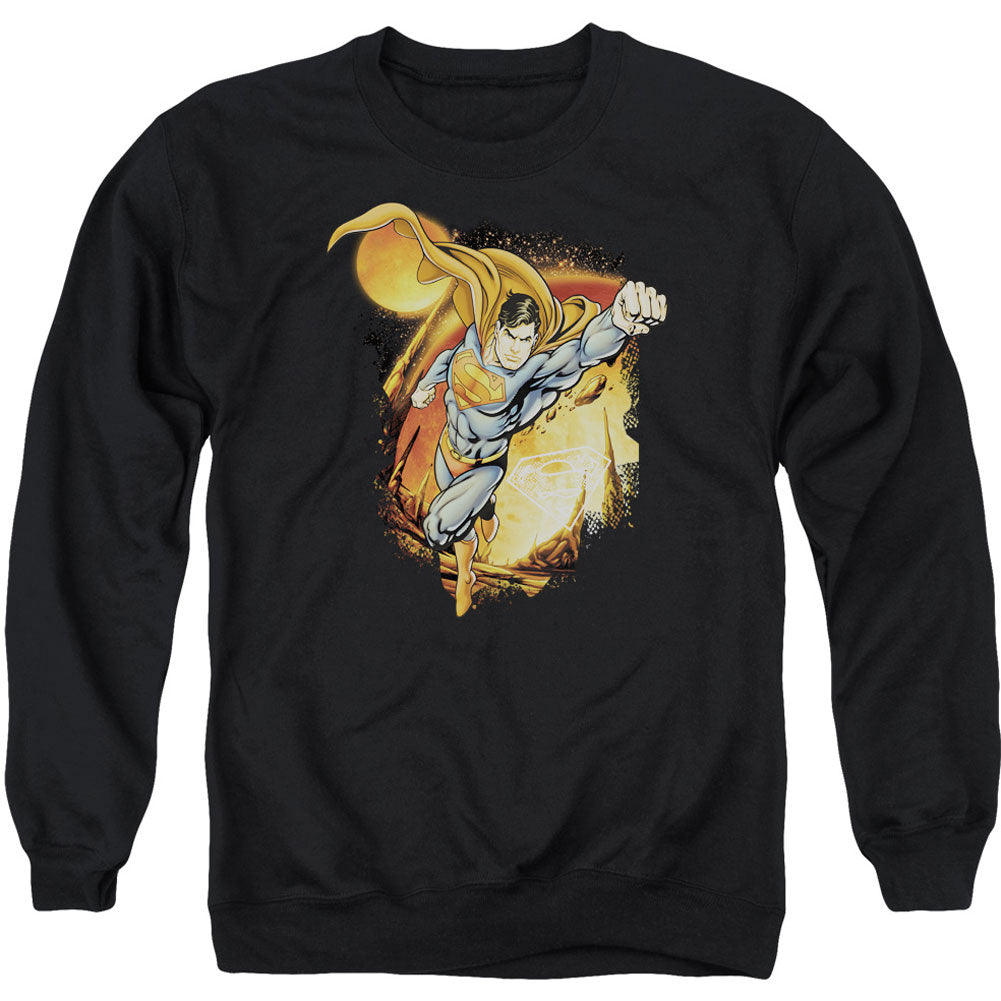 Superman Last Sons Adult Sweatshirt Front