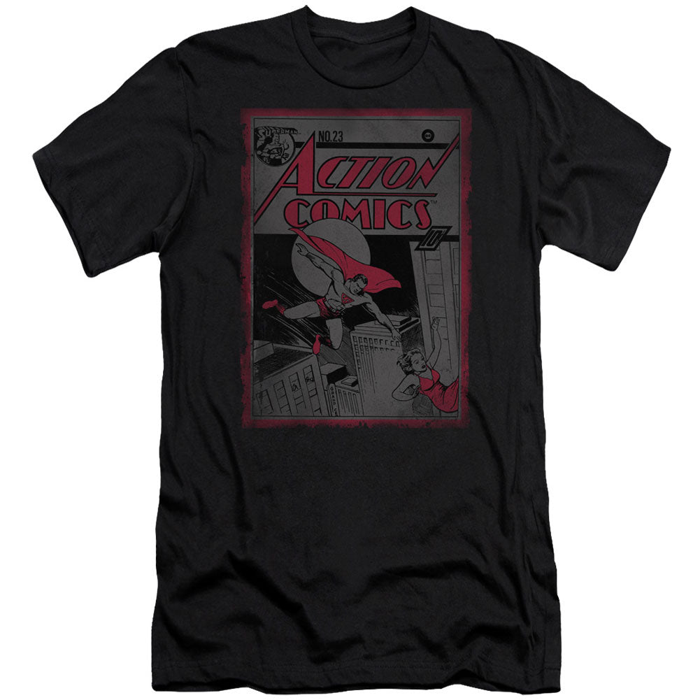 Superman Action Comics 23 Adult Slim Fit Slim Fit T-shirt Front