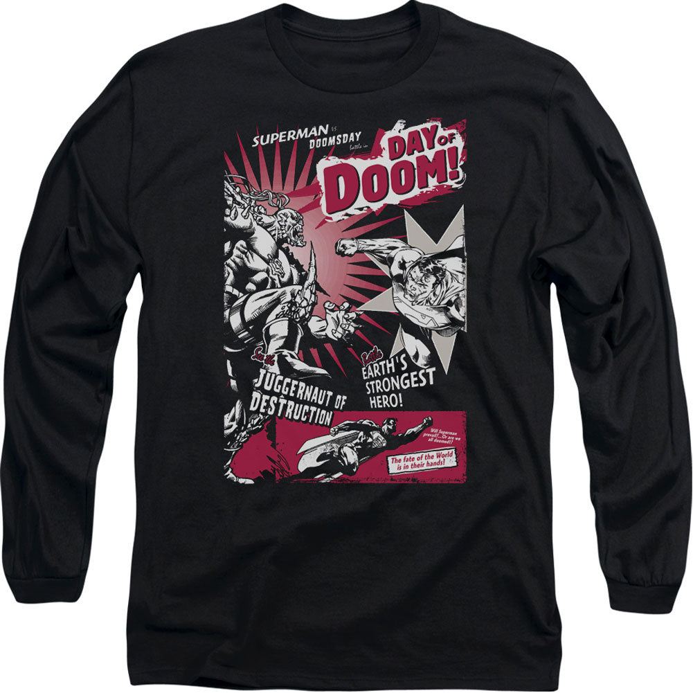 Superman Day Of Doom Long Sleeve Front