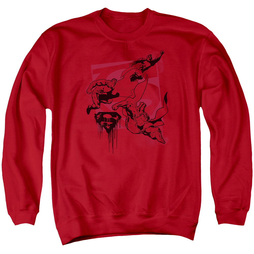 Superman Omnipresent Adult Sweatshirt Front