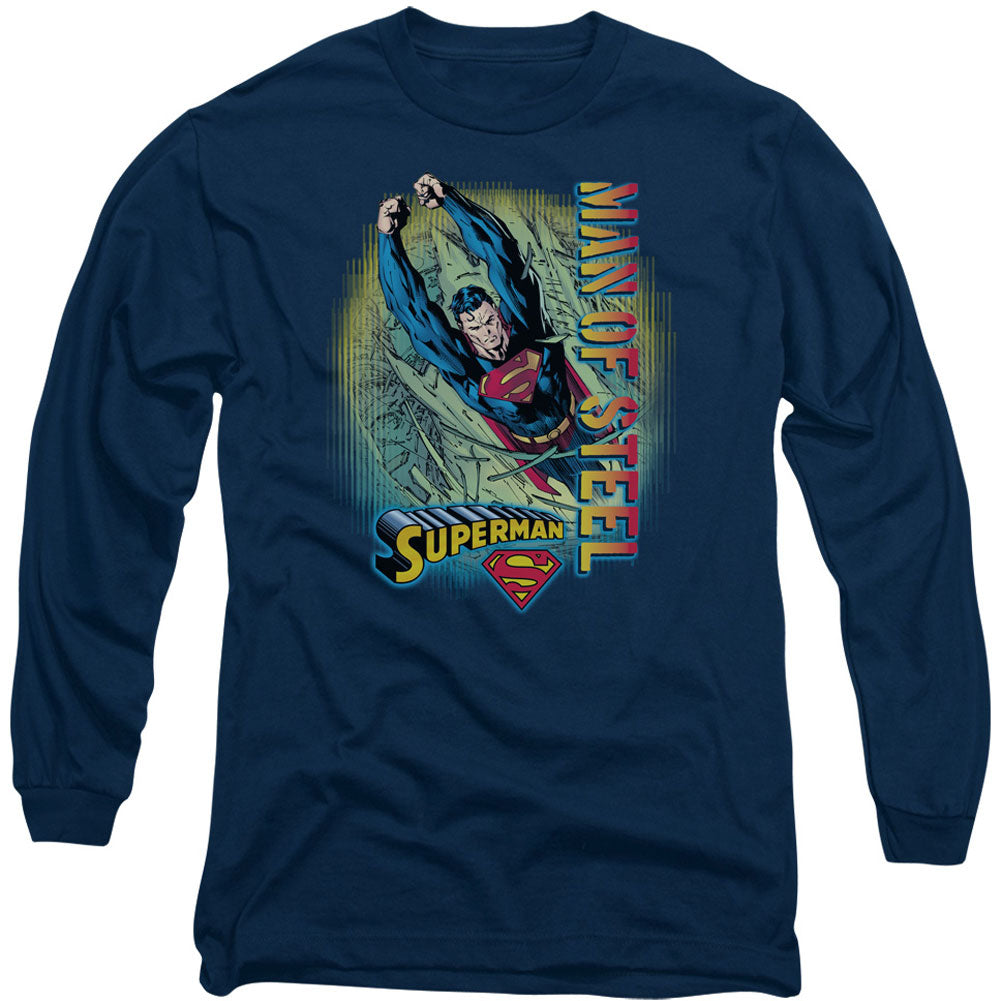 Superman Breakthrough Long Sleeve Front