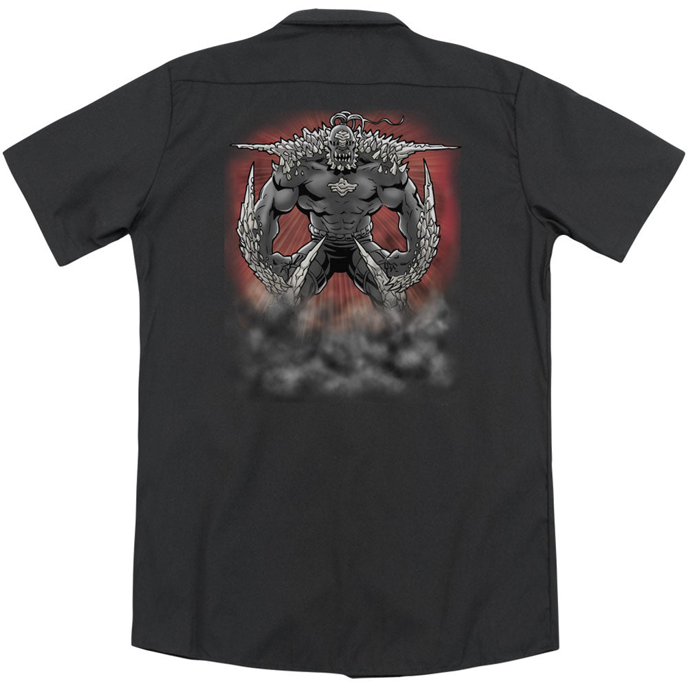 Superman Doomsday Dust (Back Print) Workshirt Back