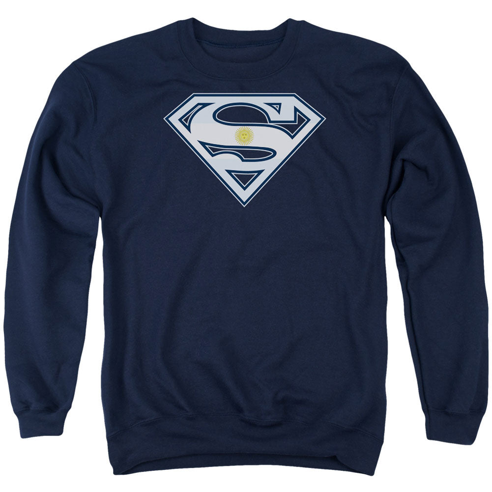 Superman Argentinian Shield Adult Sweatshirt Front