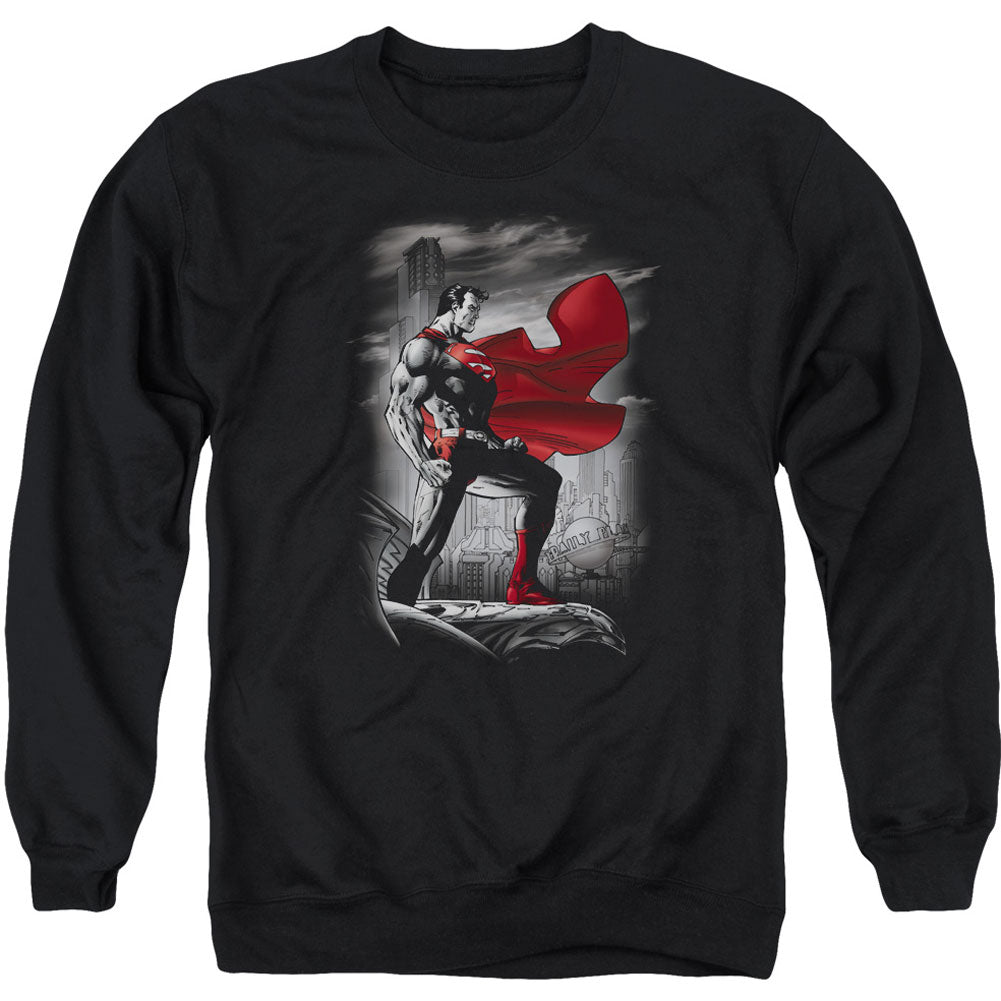 Superman Metropolis Guardian Adult Sweatshirt Front