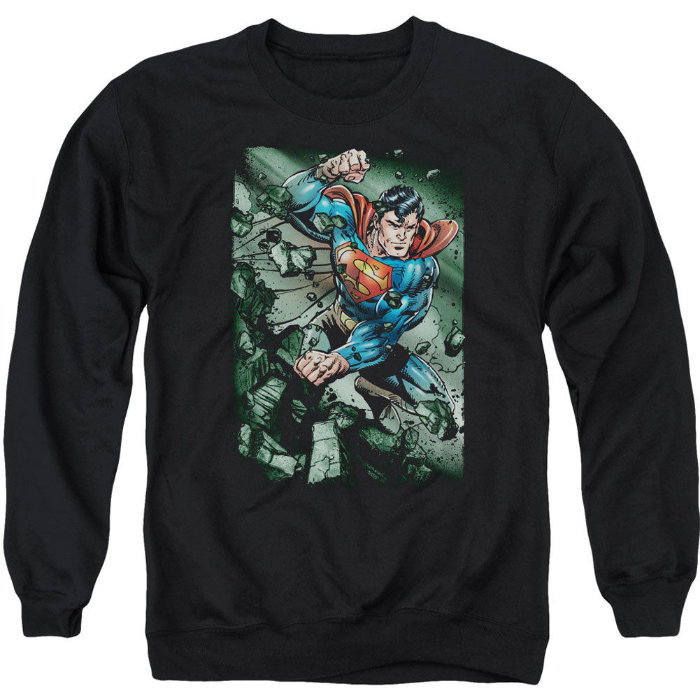 Superman Indestructible Adult Sweatshirt Front