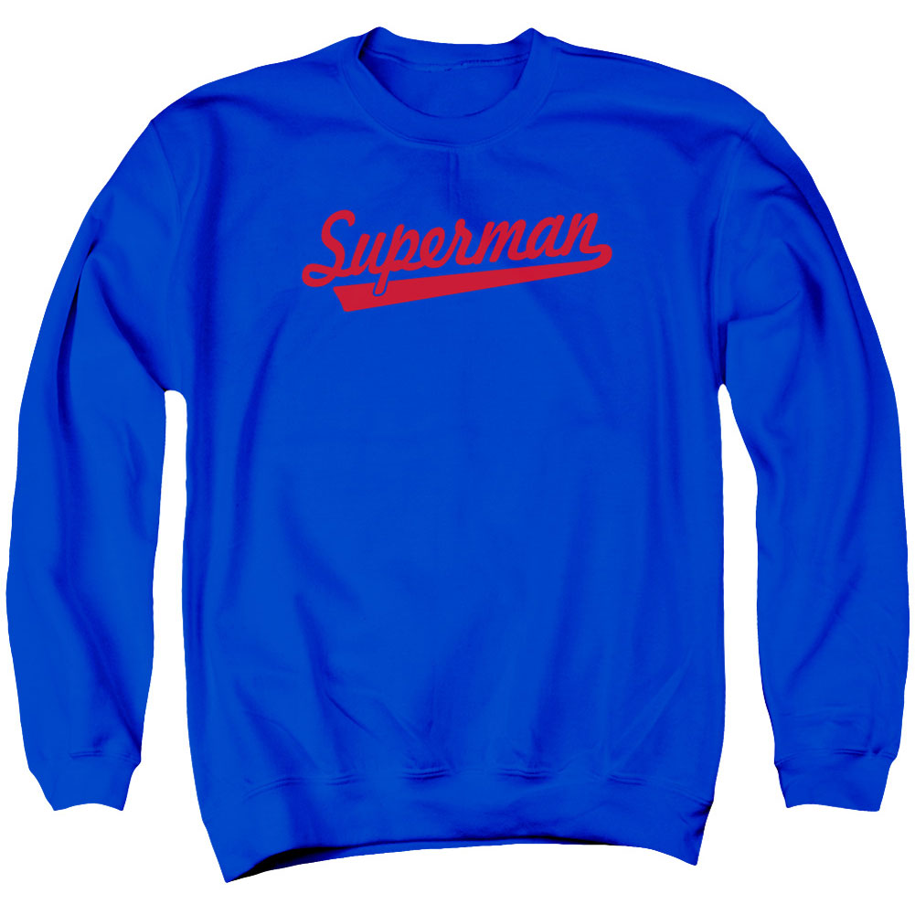 Superman S Tail Adult Sweatshirt Front