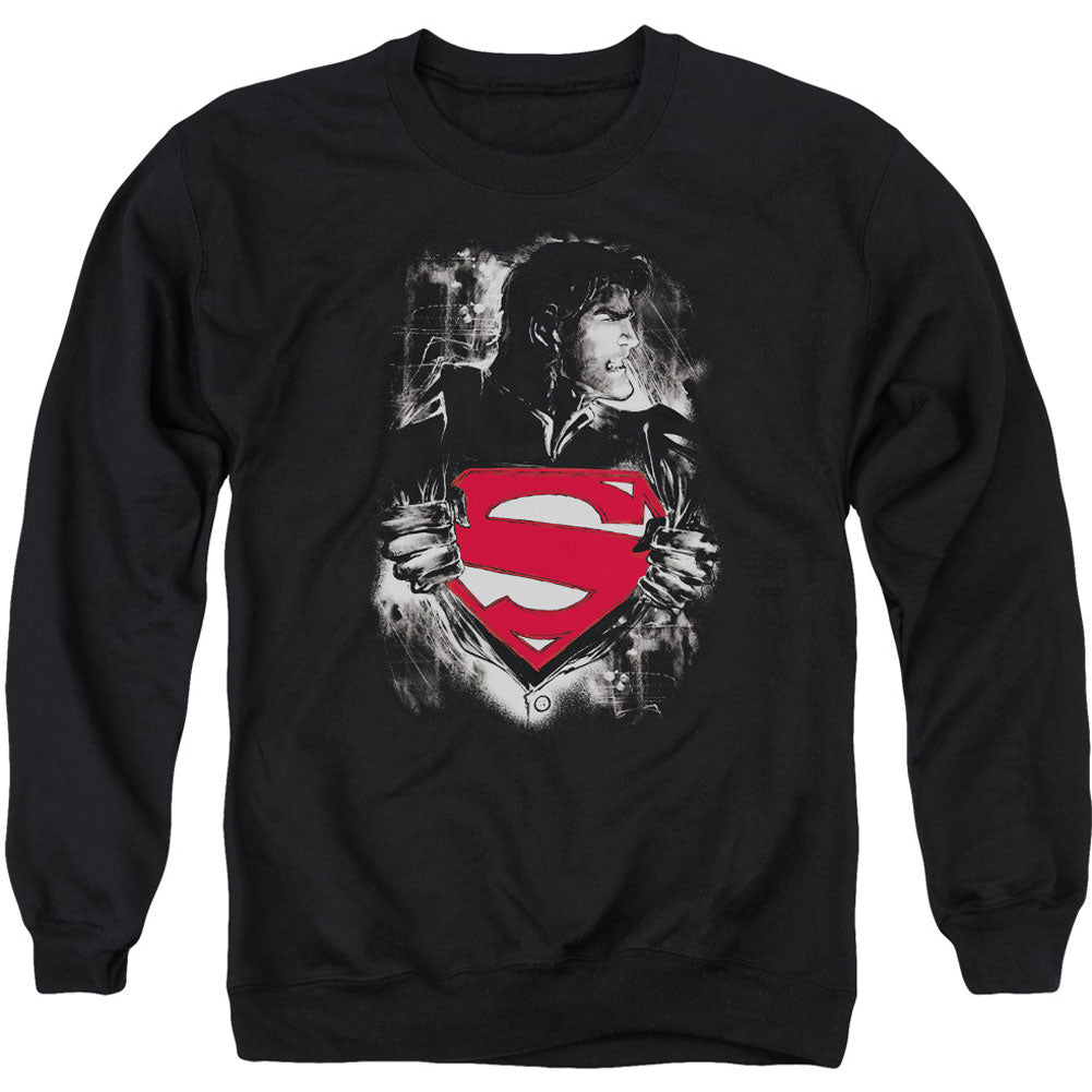 Superman Darkest Hour Adult Sweatshirt Front