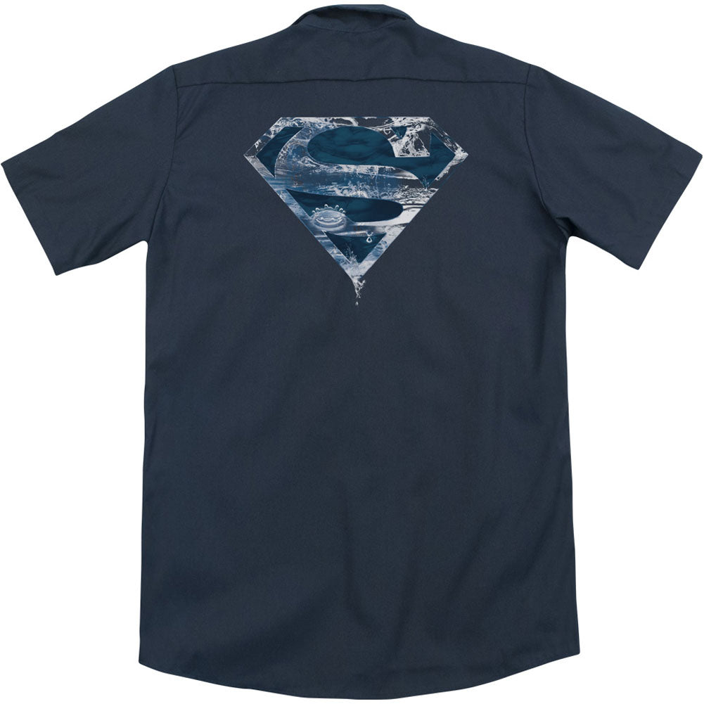 Superman Water Shield (Back Print) Workshirt Back