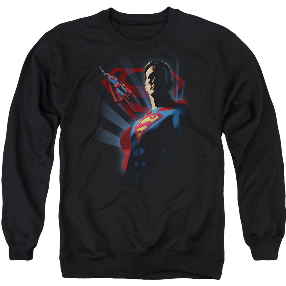 Superman Super Deco Adult Sweatshirt Front