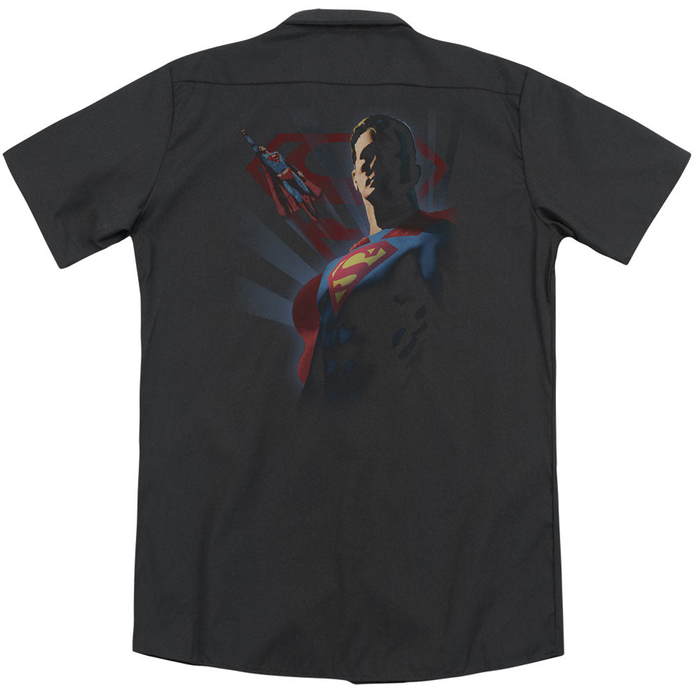 Superman Super Deco (Back Print) Workshirt Back