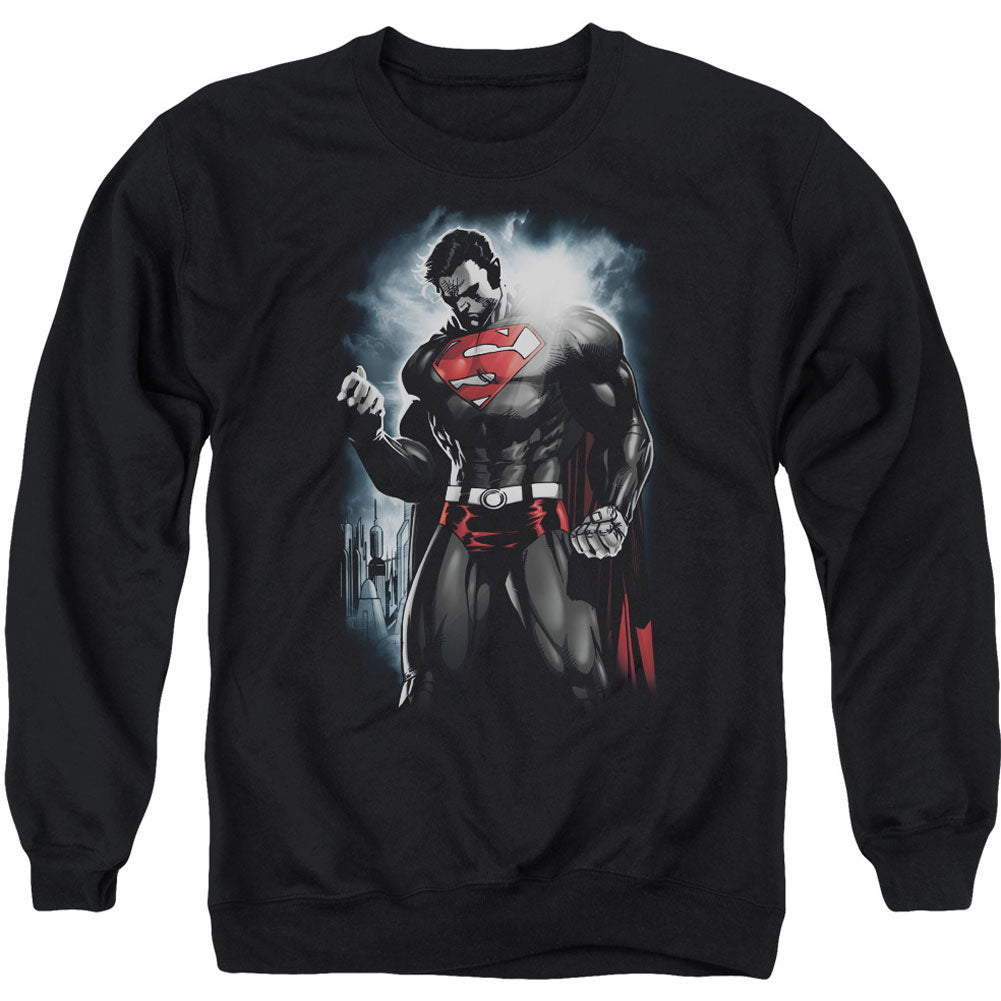 Superman Light Of The Sun Adult Sweatshirt Front
