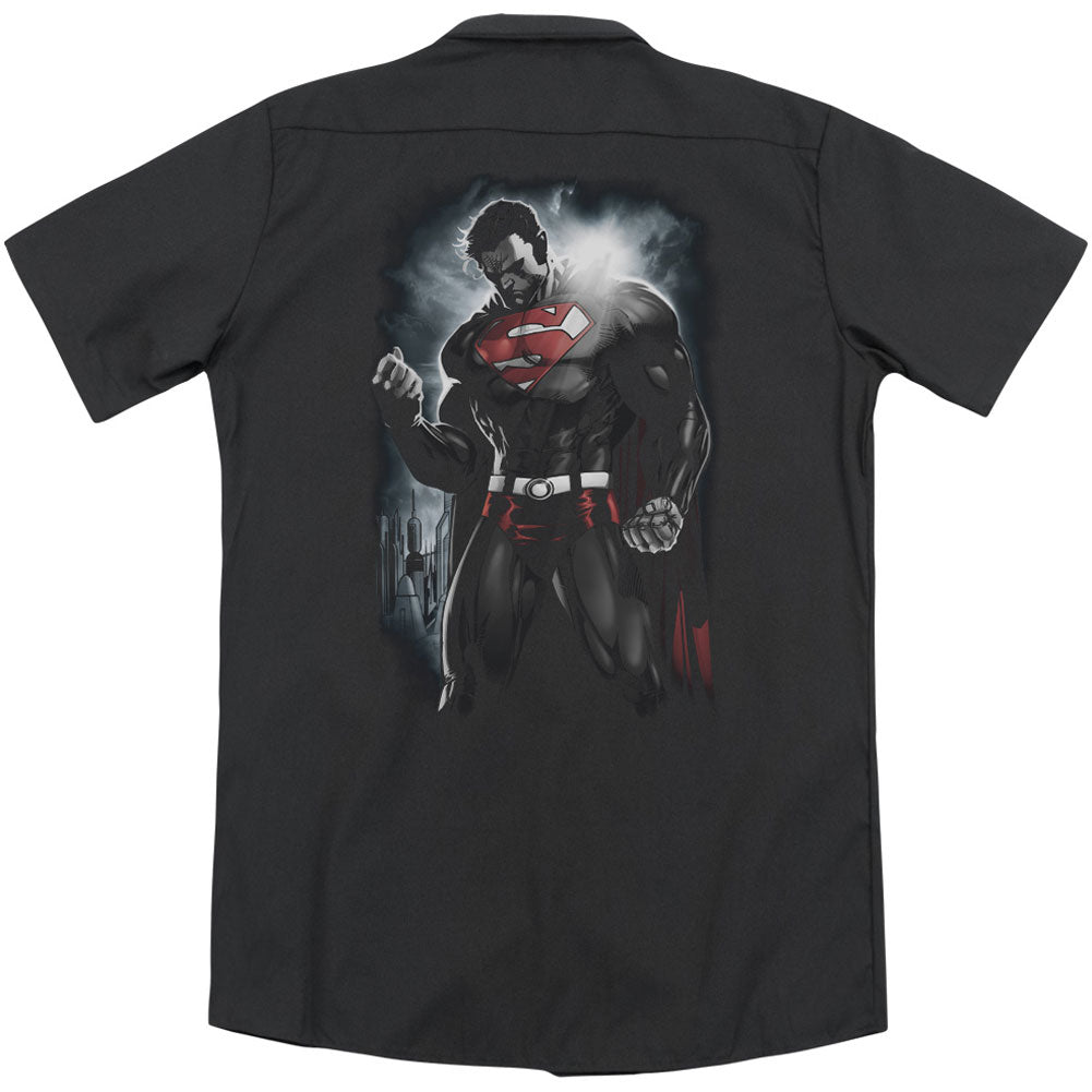 Superman Light Of The Sun(Back Print) Workshirt Back