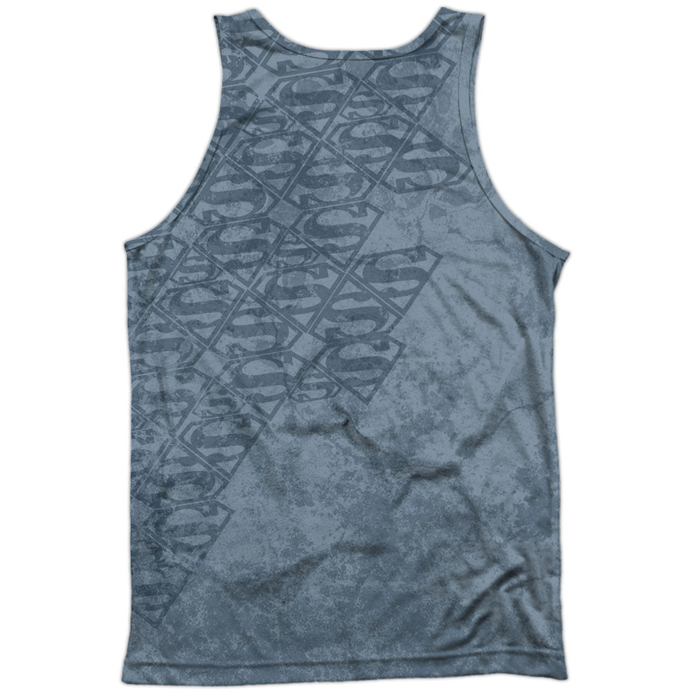 Superman Drip And Repeat 100% Poly Mens Tank Back