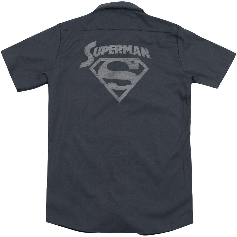 Superman Super Arch (Back Print) Workshirt Back