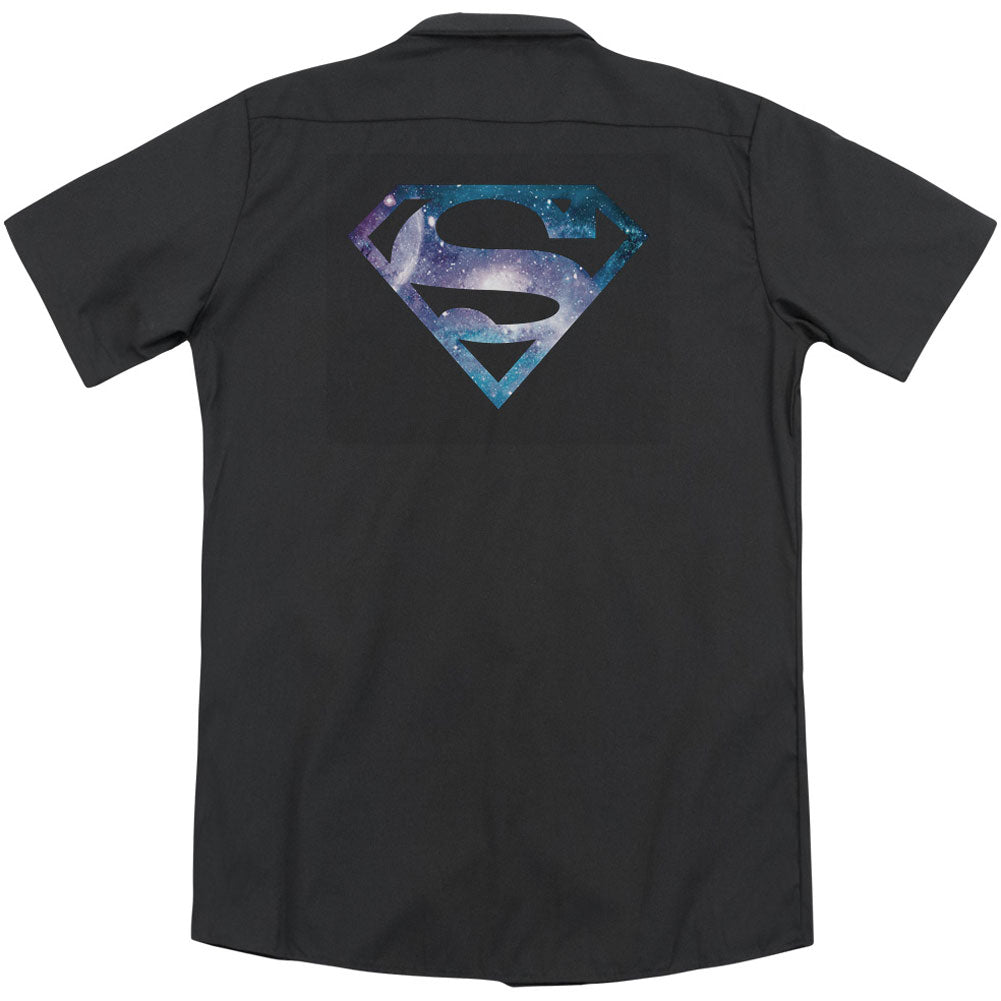 Superman Galaxy 2 Shield(Back Print) Workshirt Back