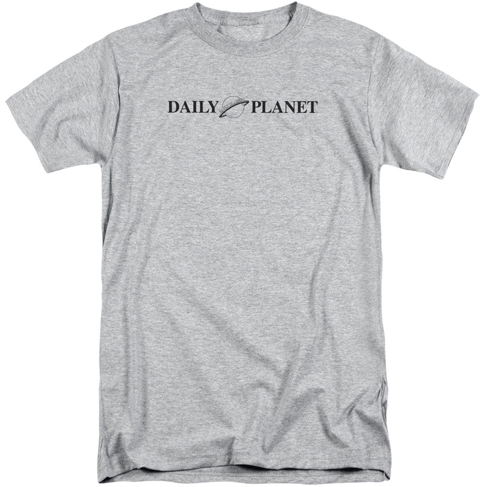 Superman Daily Planet Logo Adult Tall T-shirt Tall Front