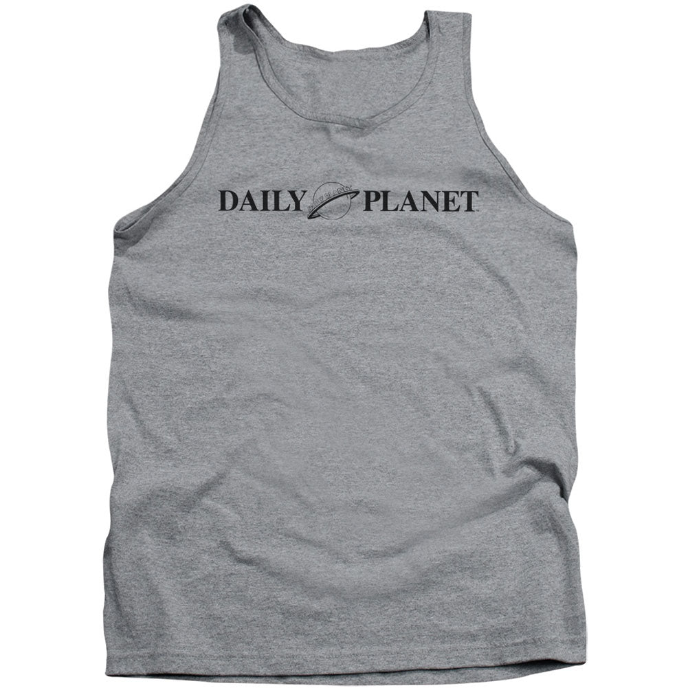 Superman Daily Planet Logo Mens Tank Front
